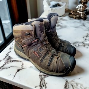 Keen leather utility workboots/hiking boots size 11.5
